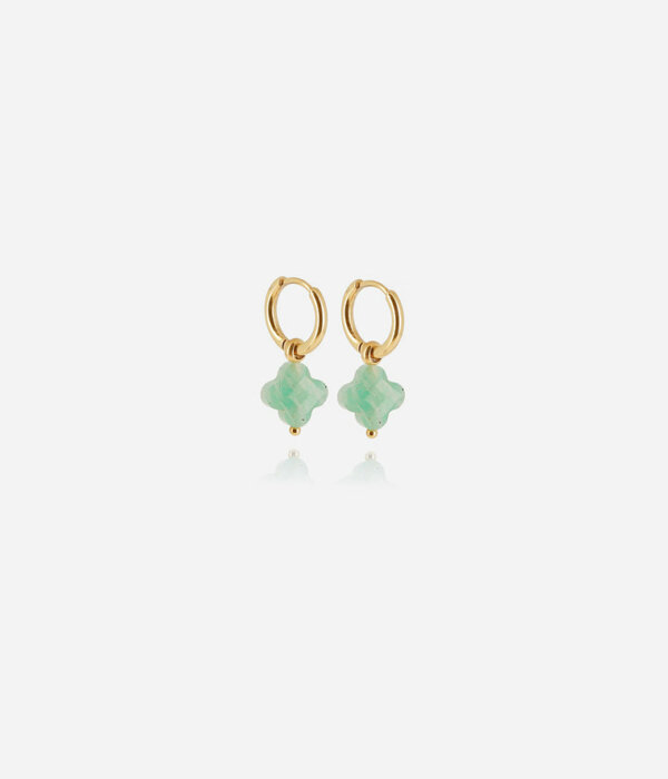 Boucles d'oreilles VELASQUEZ amazonite Zag bijoux