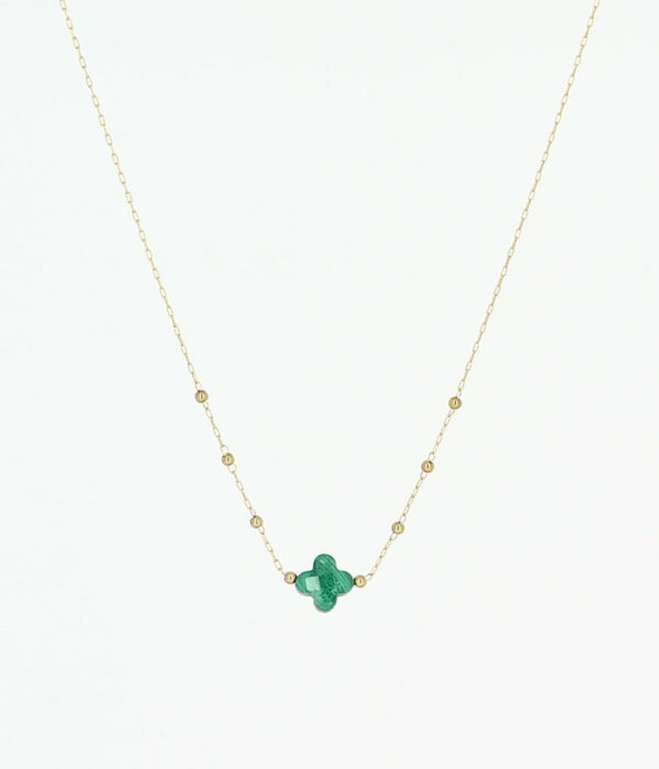 Collier VELASQUEZ malachite Zag bijoux