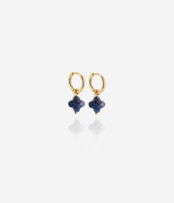 Boucles d'oreilles VELASQUEZ lapis lazuli Zag bijoux