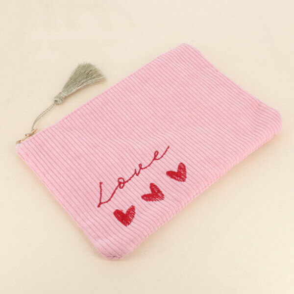 Trousse rose LOVE