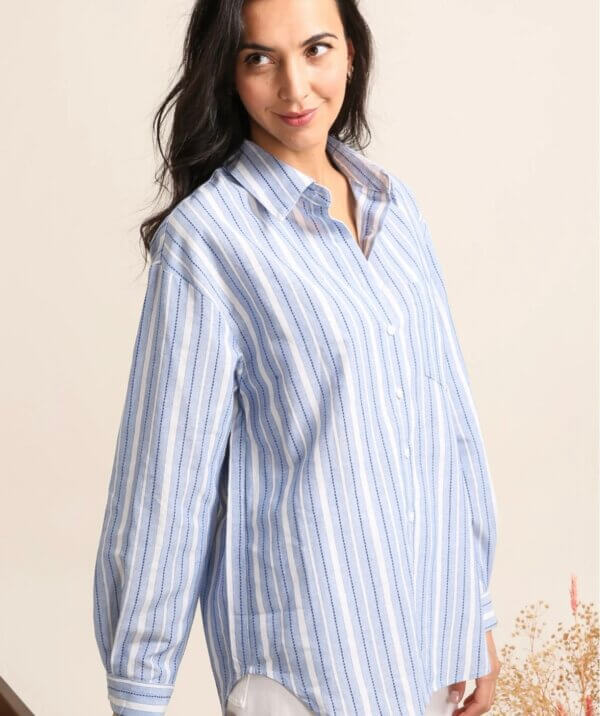 Chemise rayures BLUE – Image 2