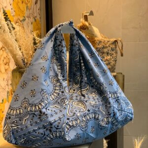Sac XL Bandana bleu jean